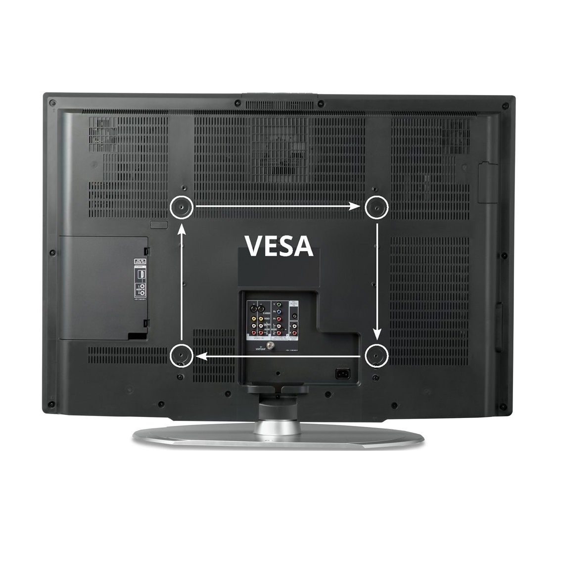 Goobay VESA-adapter VESA 200 (beugel) naar VESA 300, 400/200 en 400 (scherm) / zwart - Afbeelding 2