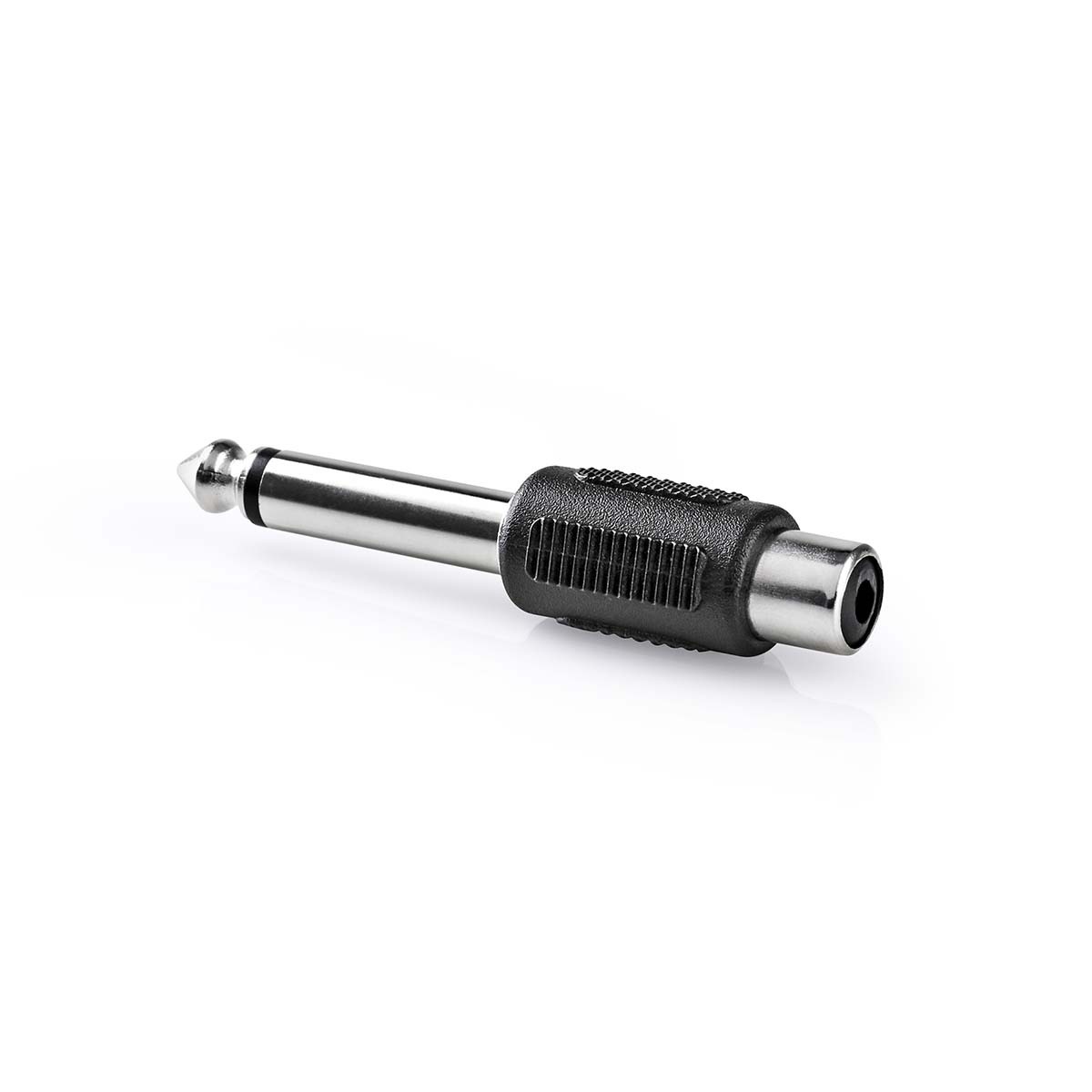 Nedis 6,35mm Jack mono (m) - Tulp mono (v) audio adapter / zwart