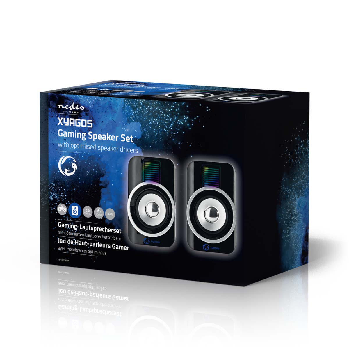 Nedis Gaming XYAGOS 2.0 PC-luidspreker set 30W - Afbeelding 3