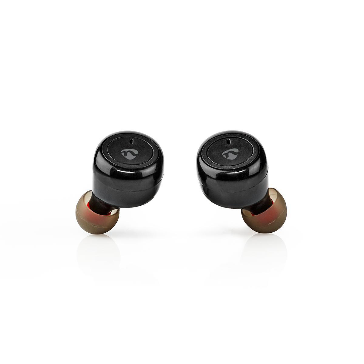 Nedis True Wireless Stereo in-ear Bluetooth earphones met microfoon en opbergcase - Micro USB / zwart - Afbeelding 2
