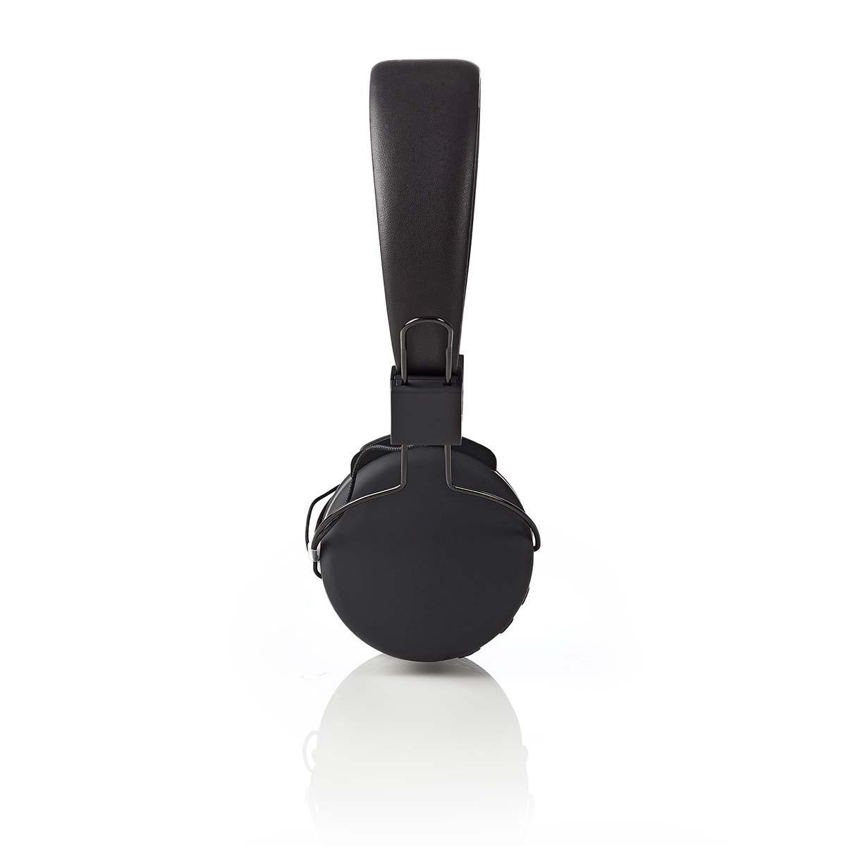 Nedis Bluetooth on-ear hoofdtelefoon met microfoon / zwart - Afbeelding 2