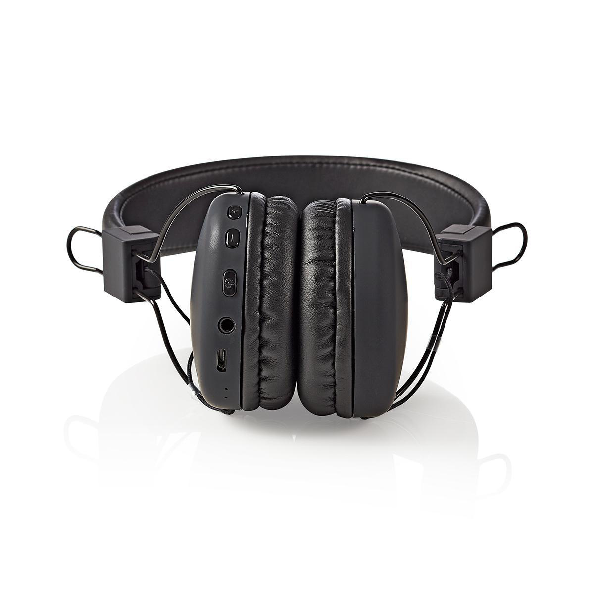 Nedis Bluetooth on-ear hoofdtelefoon met microfoon / zwart - Afbeelding 6