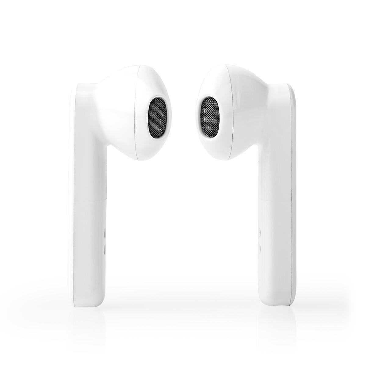 Nedis True Wireless Stereo in-ear Bluetooth earphones met microfoon en opbergcase - Micro USB / wit - Afbeelding 4