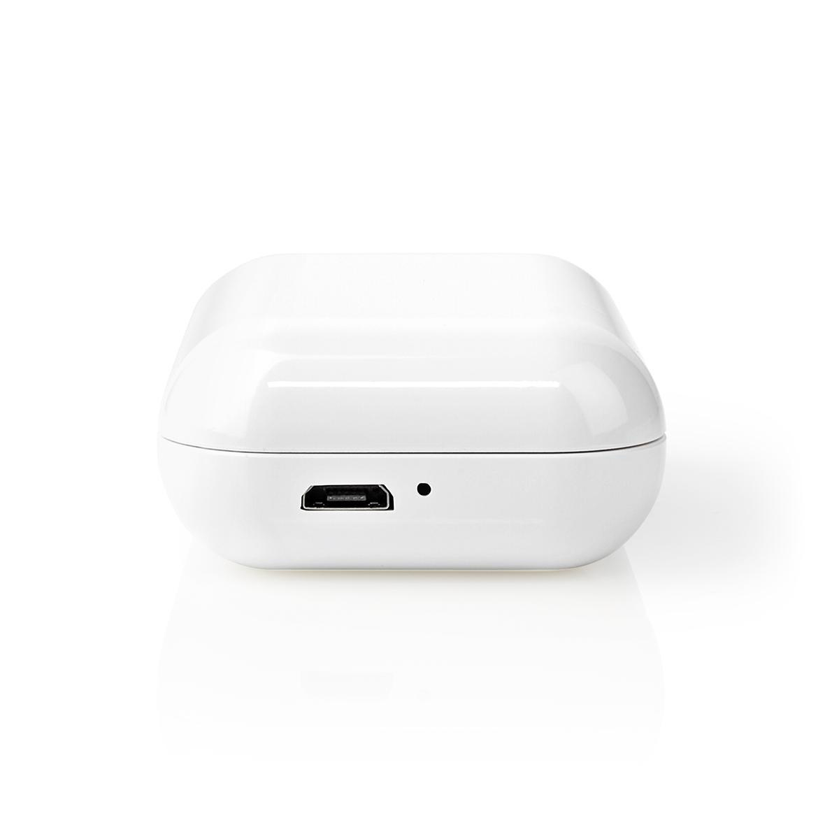 Nedis True Wireless Stereo in-ear Bluetooth earphones met microfoon en opbergcase - Micro USB / wit - Afbeelding 6