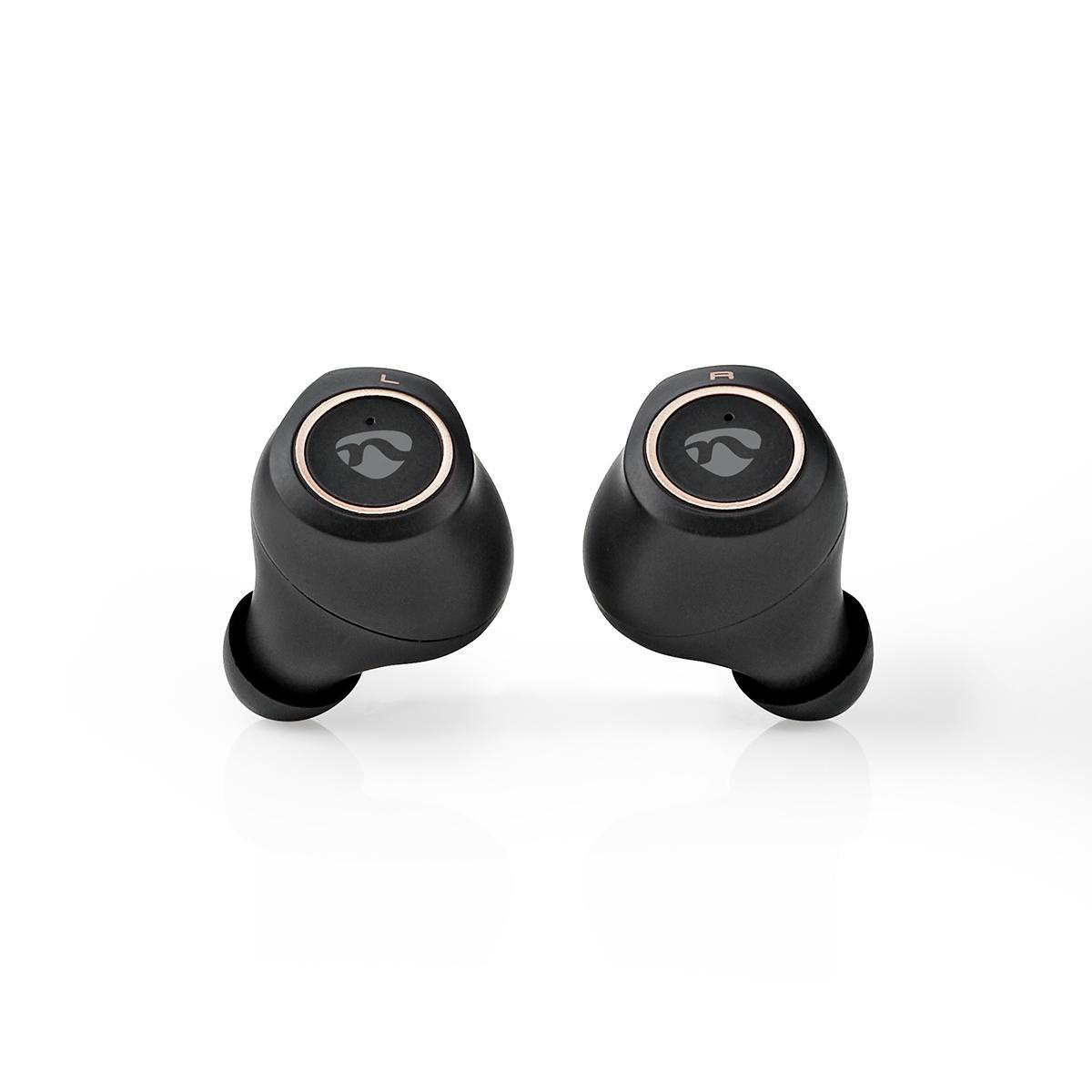 Nedis True Wireless Stereo in-ear Bluetooth earphones met microfoon en opbergcase - USB-C / zwart - Afbeelding 2