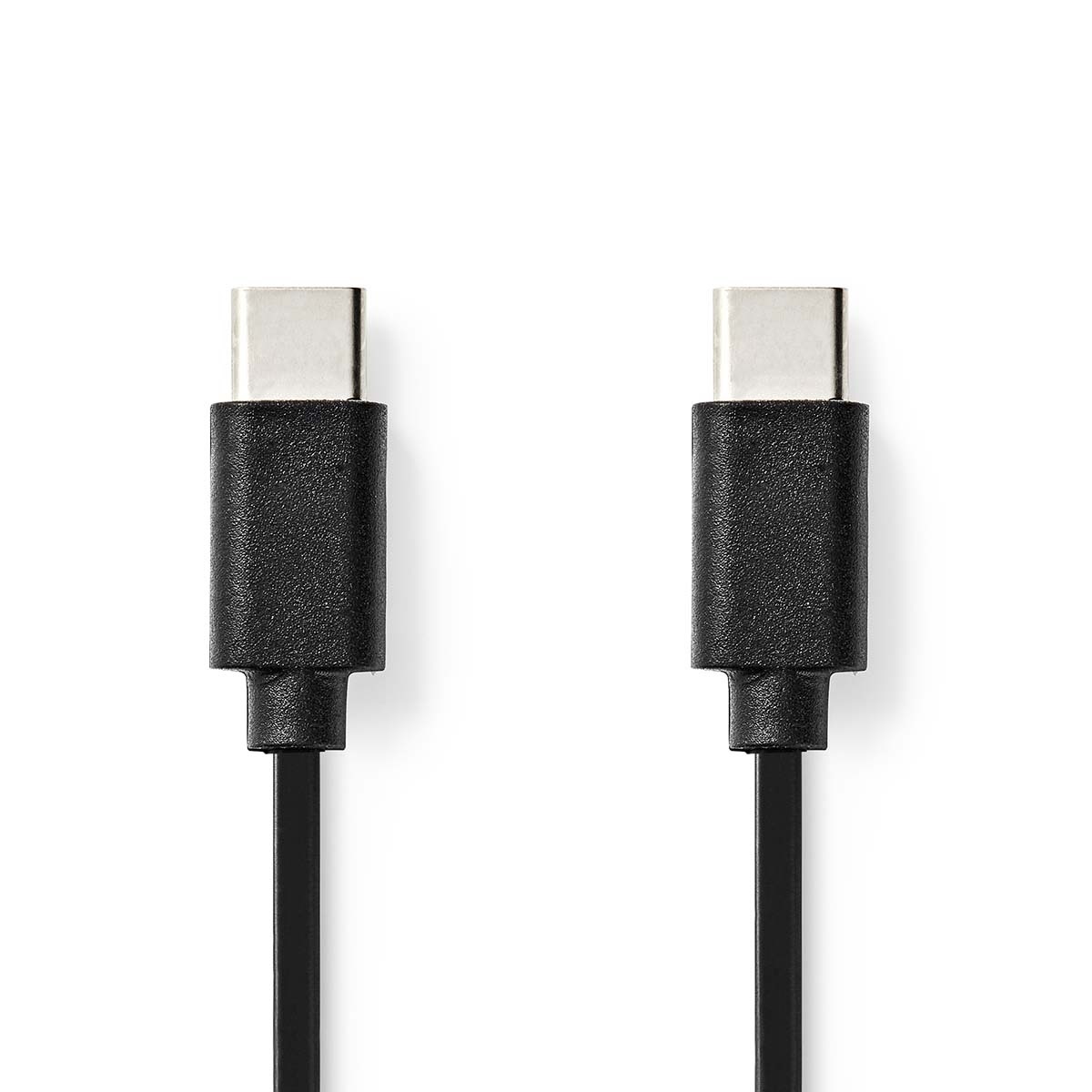 Nedis USB-C naar USB-C kabel - USB2.0 - PD 60W / zwart - 1 meter
