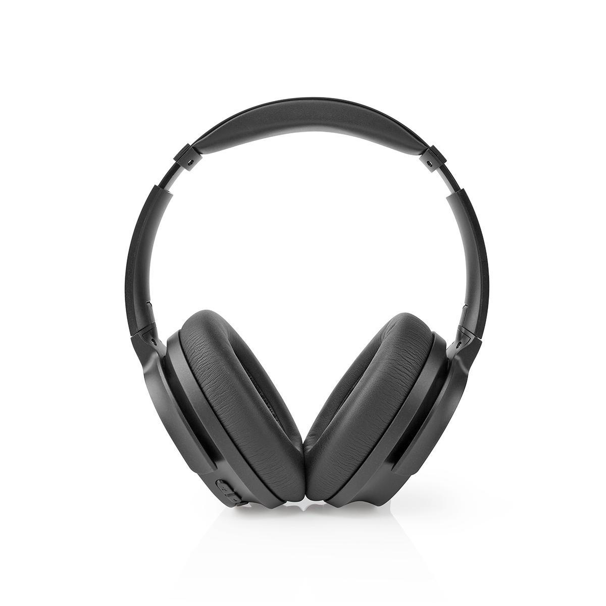 Nedis premium stereo over-ear Bluetooth hoofdtelefoon met microfoon en Active Noise Cancelling / zwart - Afbeelding 9