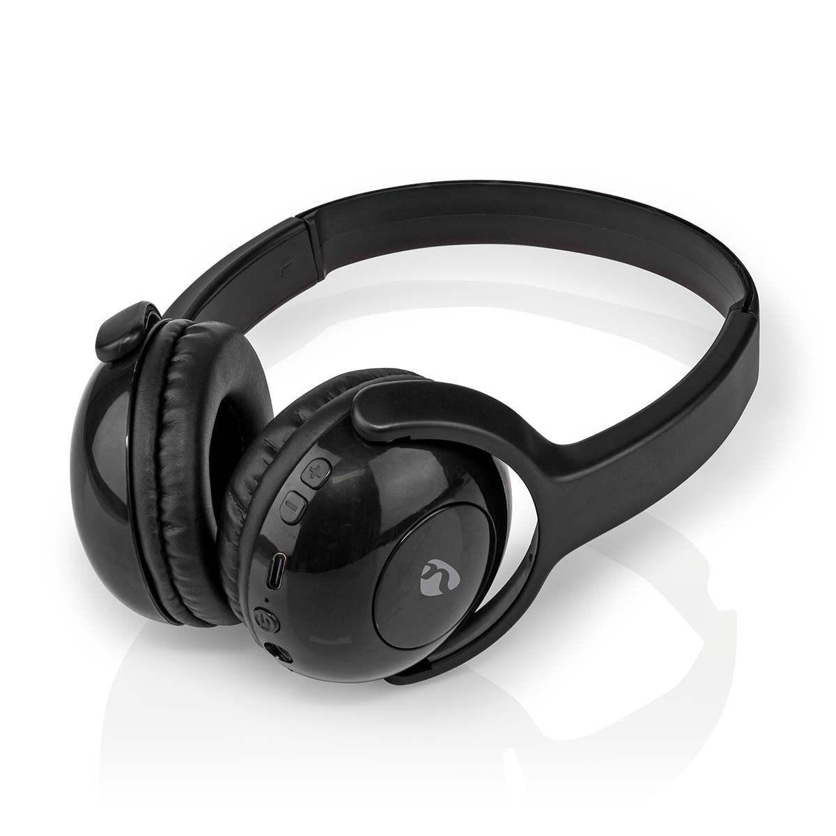 Nedis Bluetooth on-ear kinderhoofdtelefoon met microfoon | zwart - Afbeelding 6