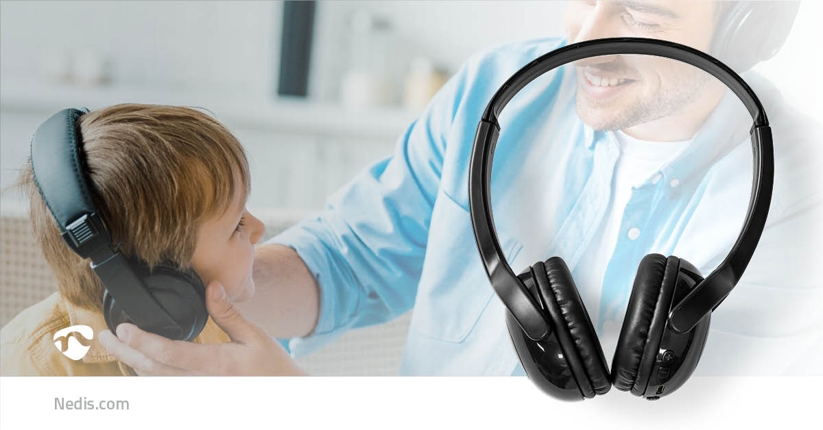 Nedis Bluetooth on-ear kinderhoofdtelefoon met microfoon | zwart - Afbeelding 10