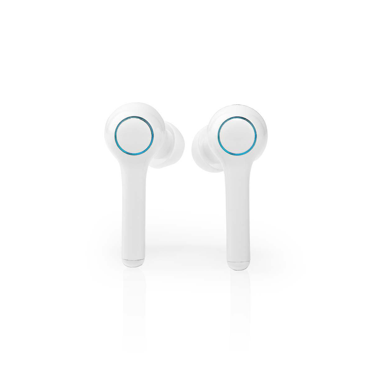 Nedis premium True Wireless Stereo in-ear Bluetooth earphones met microfoon en opbergcase - USB-C / wit - Afbeelding 9