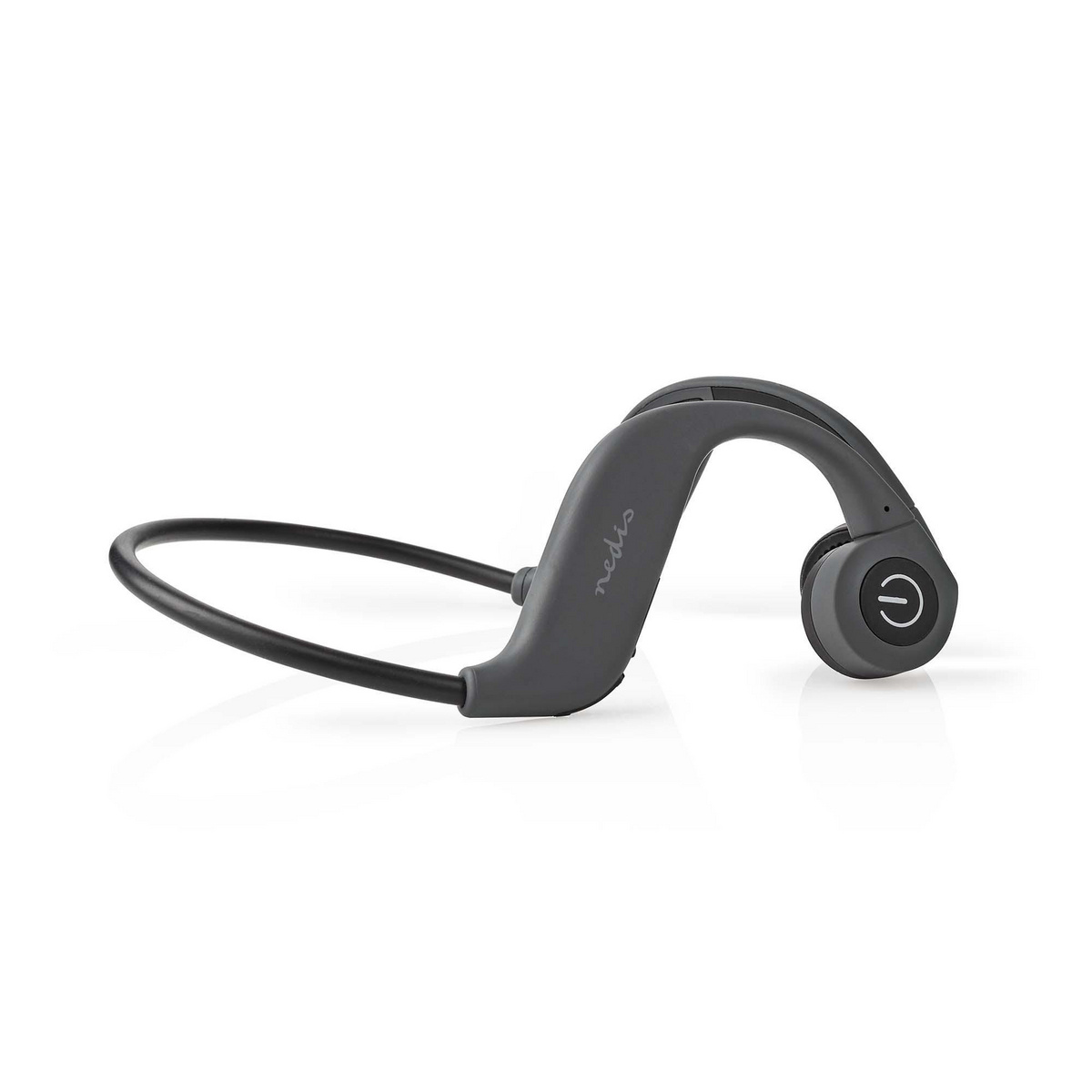 Nedis Bone Conduction Bluetooth hoofdtelefoon met microfoon / grijs - Afbeelding 3