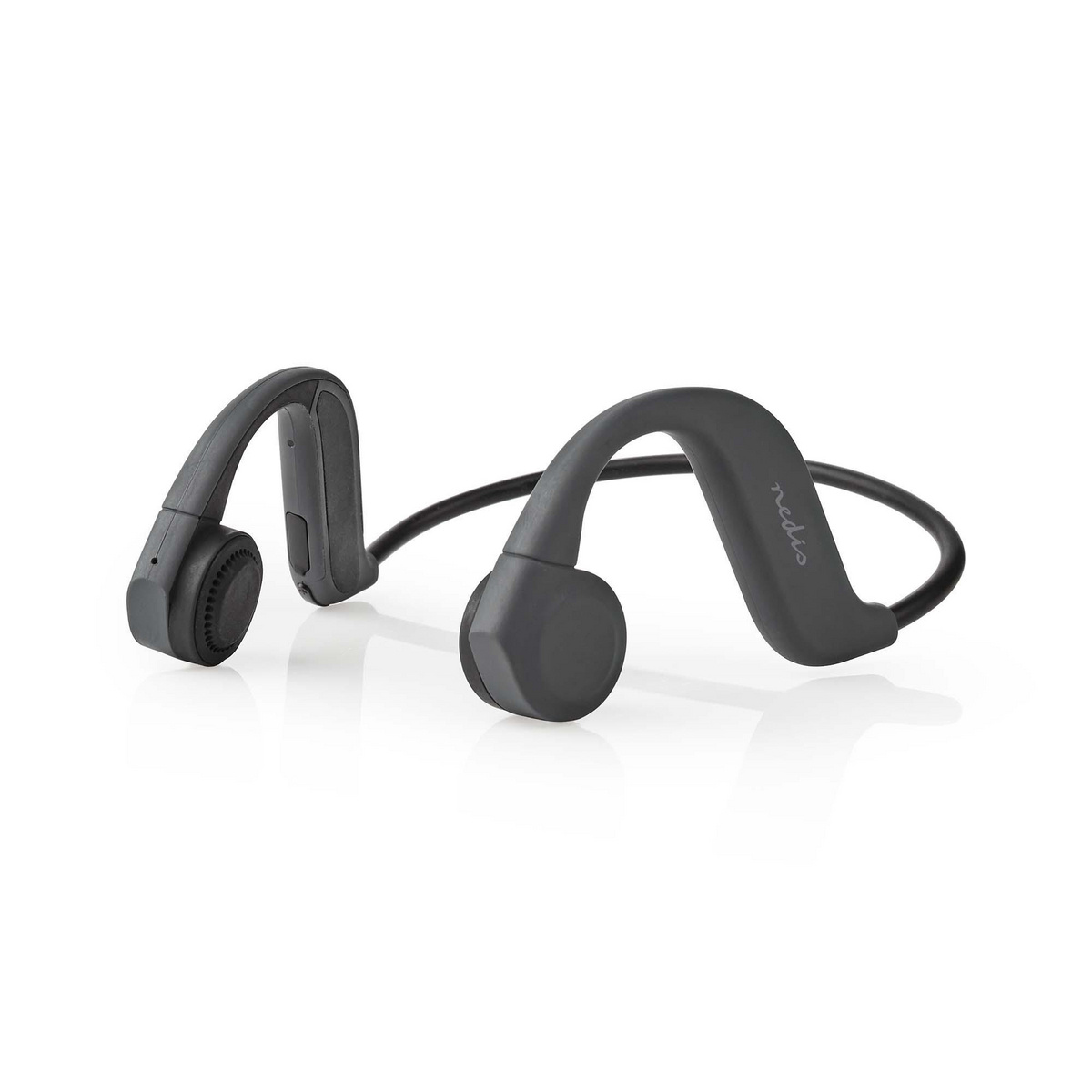Nedis Bone Conduction Bluetooth hoofdtelefoon met microfoon / grijs - Afbeelding 6