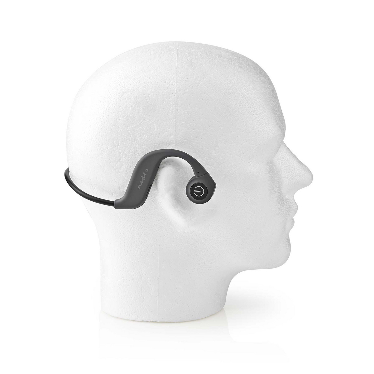 Nedis Bone Conduction Bluetooth hoofdtelefoon met microfoon / grijs - Afbeelding 8