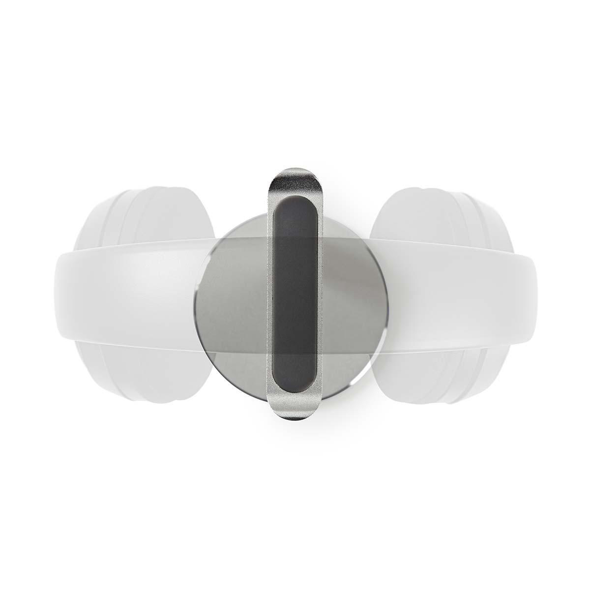 Nedis premium tafelstandaard voor hoofdtelefoons en headsets / zilver - Afbeelding 3