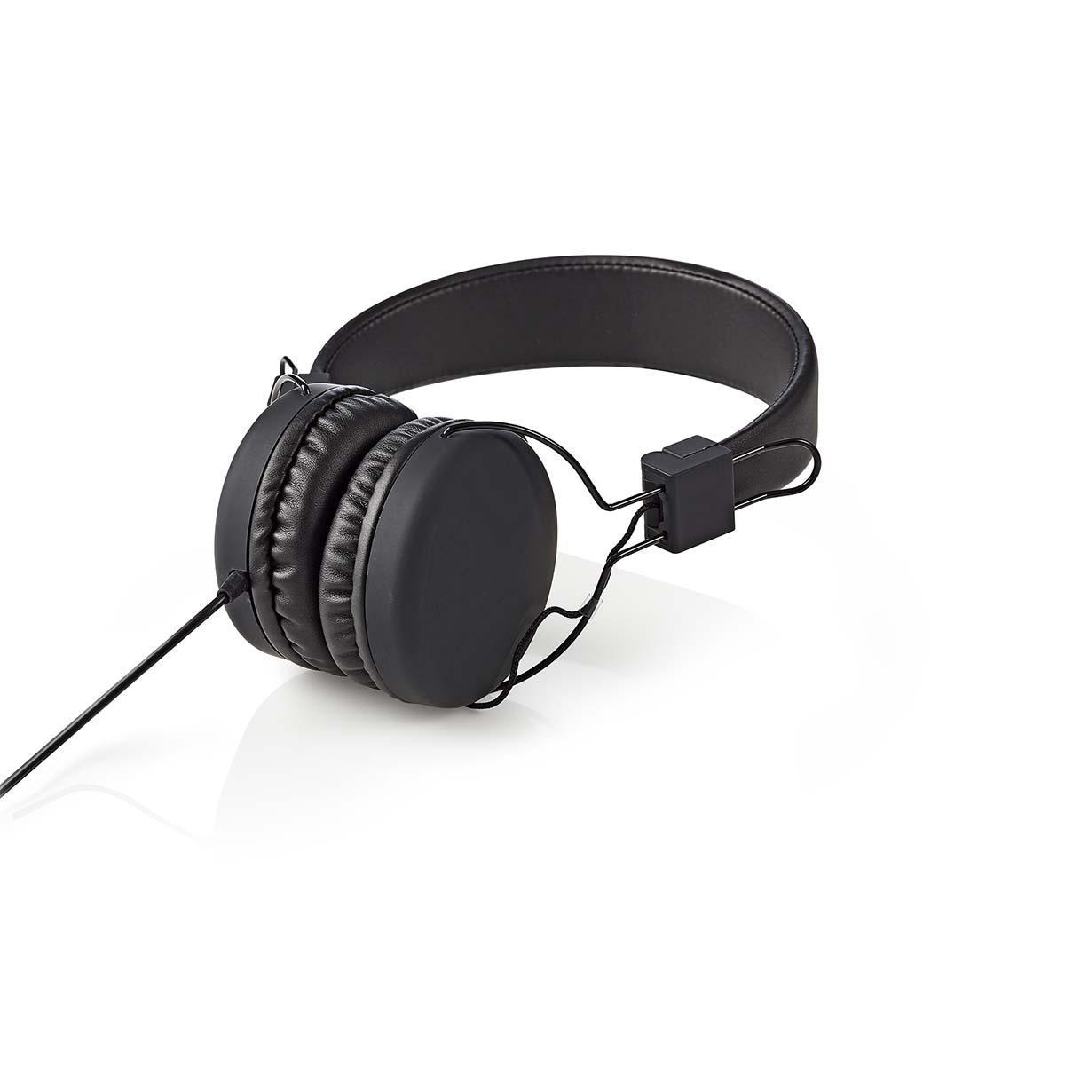 Bedrade On-ear Koptelefoon | 3,5 mm | Kabellengte: 1.20 m | Zwart - Afbeelding 4