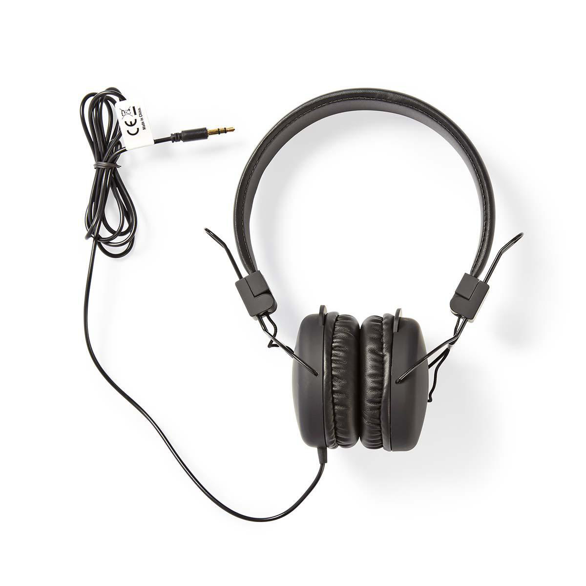 Bedrade On-ear Koptelefoon | 3,5 mm | Kabellengte: 1.20 m | Zwart - Afbeelding 5