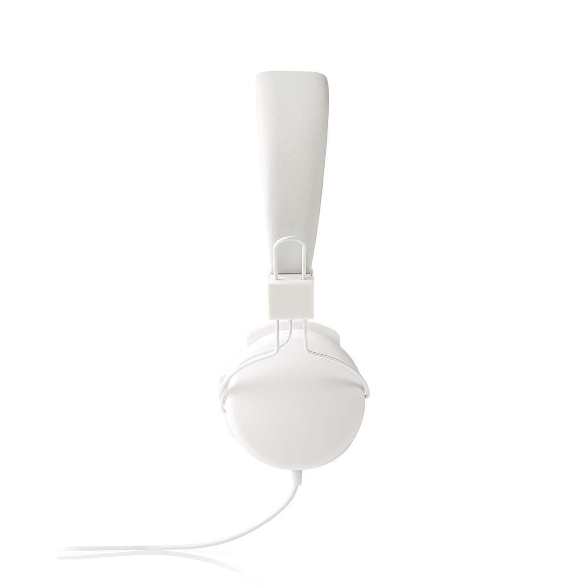 Bedrade On-ear Koptelefoon | 3,5 mm | Kabellengte: 1.20 m | Wit - Afbeelding 2