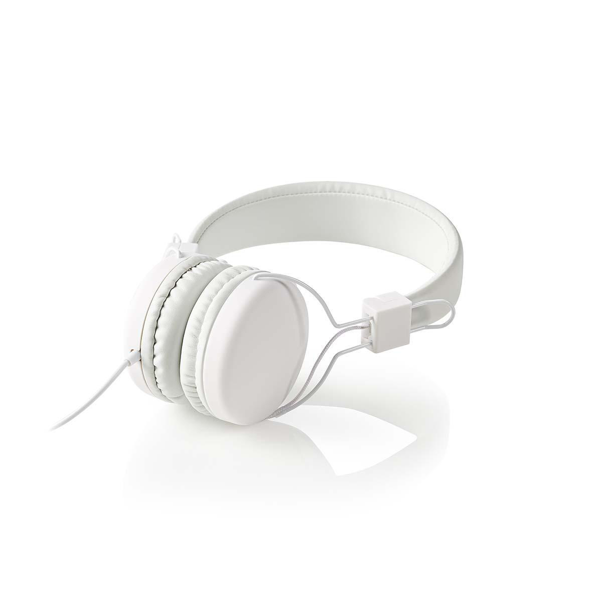 Bedrade On-ear Koptelefoon | 3,5 mm | Kabellengte: 1.20 m | Wit - Afbeelding 4