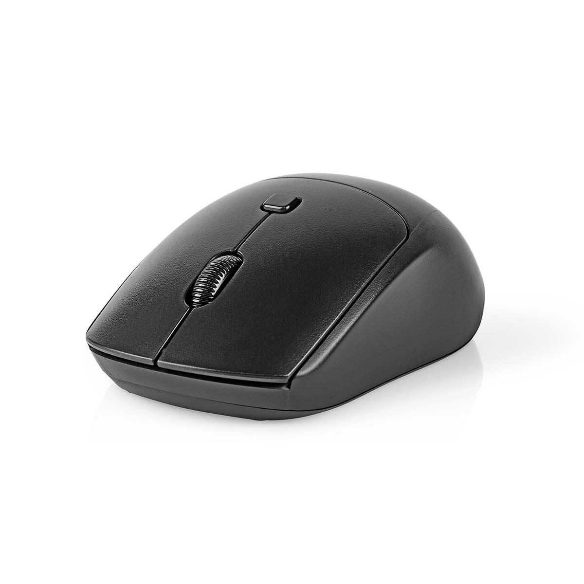 Nedis draadloze USB toetsenbord en muis set - AZERTY (BE) / zwart - Afbeelding 6