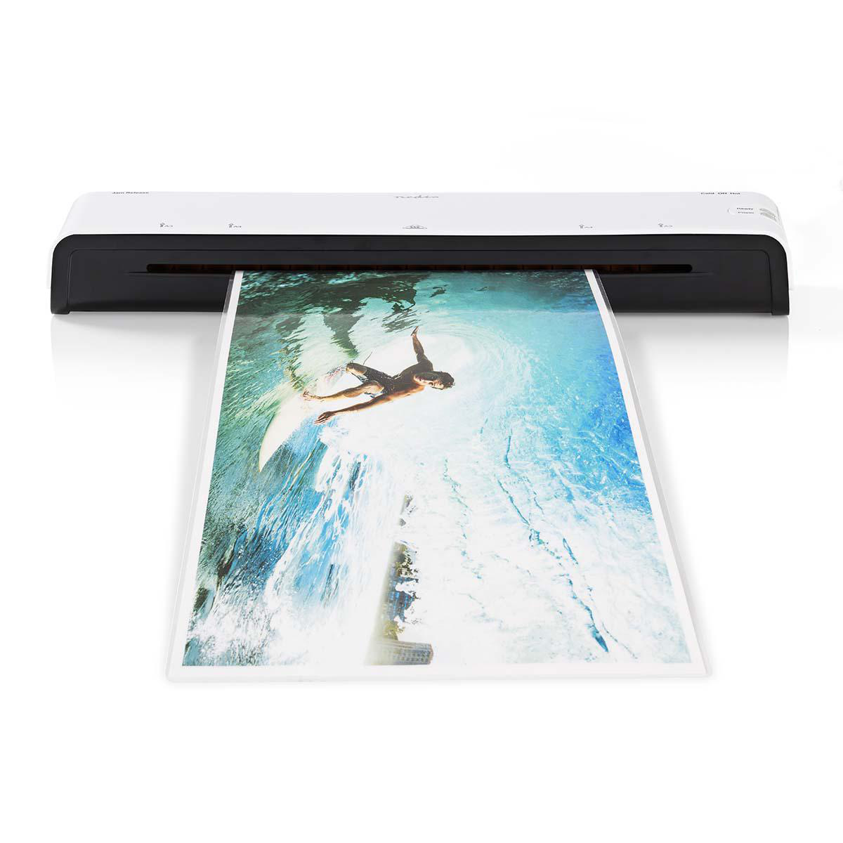 Lamineerapparaat | Warm & Koud | A3 | 300 mm/min | Netvoeding | Wit - Afbeelding 4