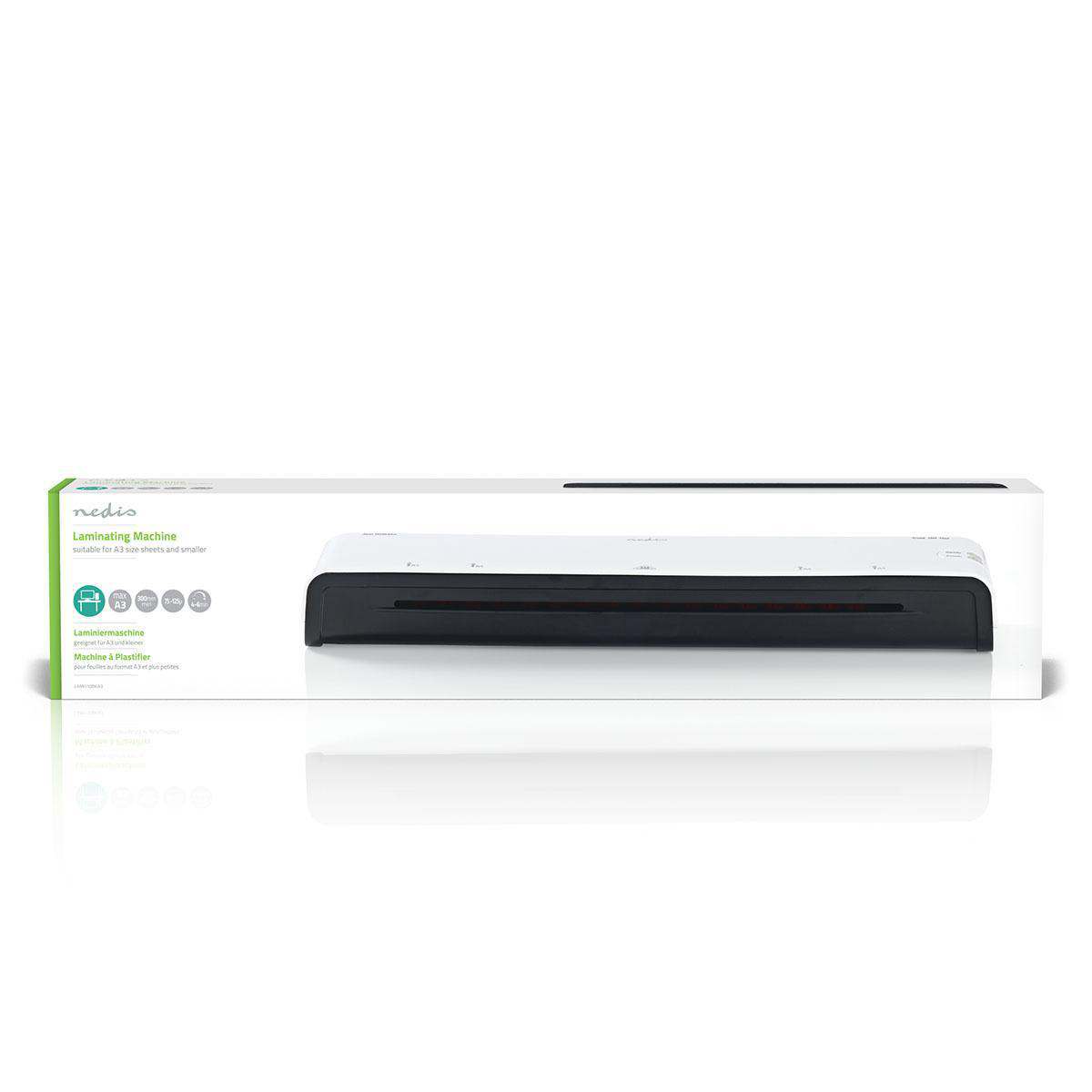 Lamineerapparaat | Warm & Koud | A3 | 300 mm/min | Netvoeding | Wit - Afbeelding 5