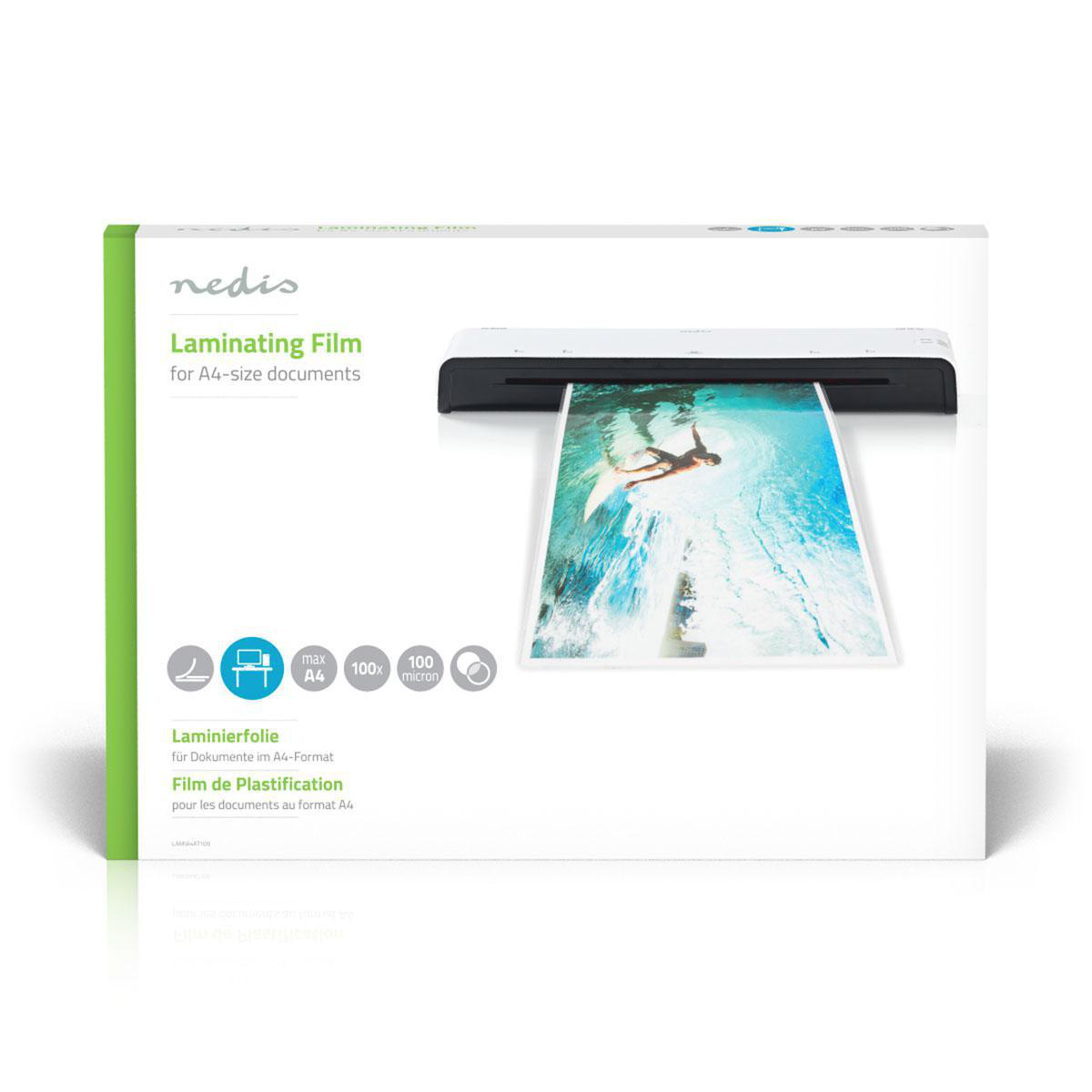 Lamineerhoes | A4 | Dikte: 100 µm | Verpakt per: 100 Stuks | PET | Transparant - Afbeelding 2