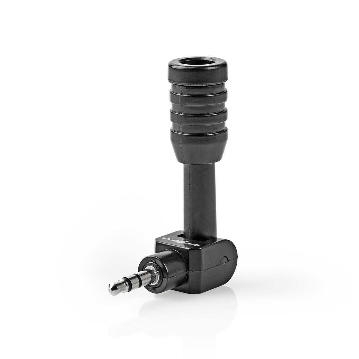 Nedis mini microfoon - 1x 3,5mm Jack / zwart - Afbeelding 3