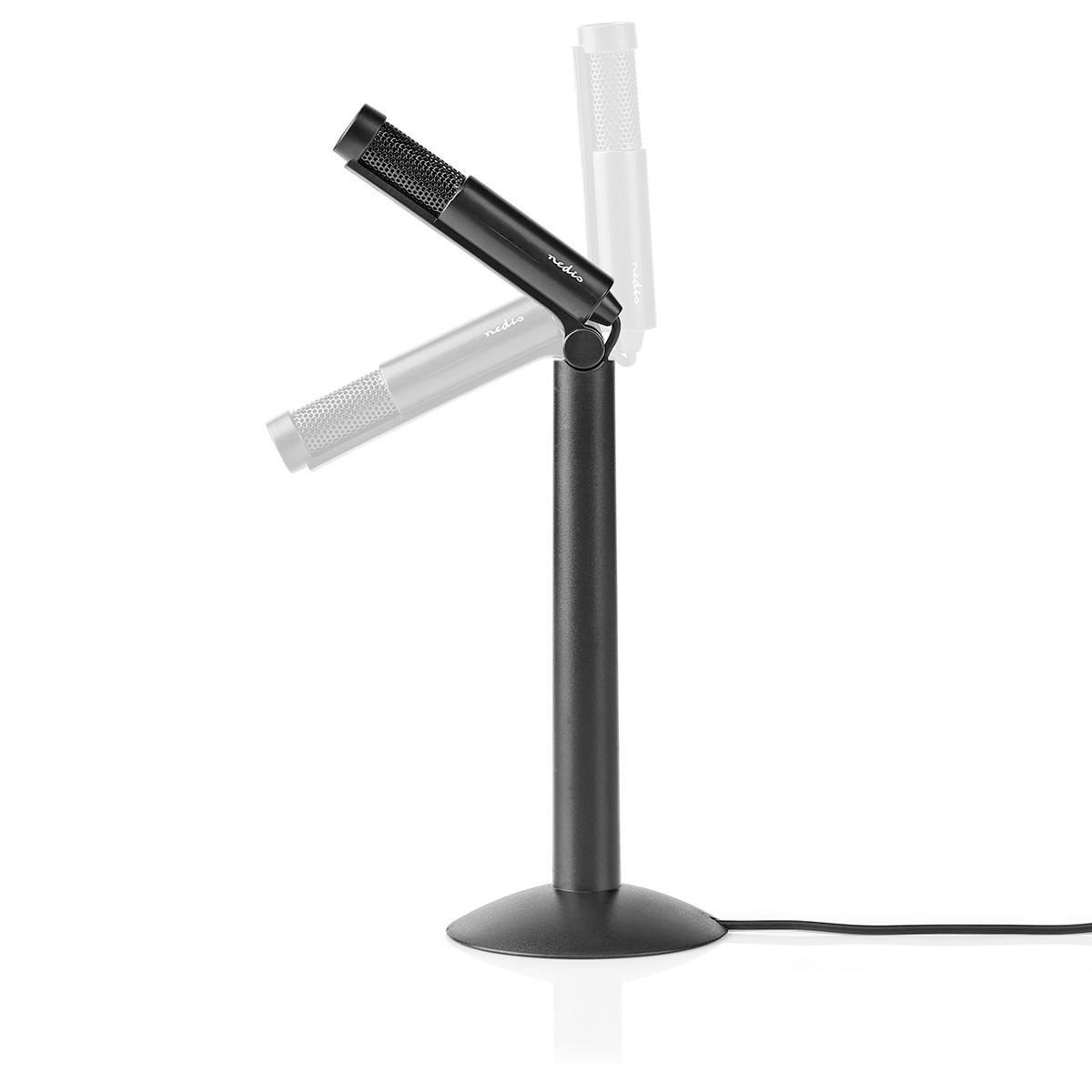 Nedis desk microfoon met kantelbare kop - 1x 3,5mm Jack / zwart - 1,8 meter - Afbeelding 2