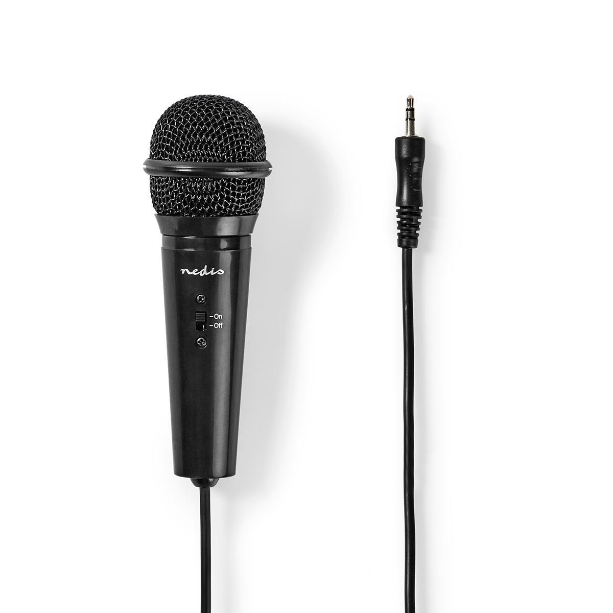 Nedis condensator microfoon met tripod standaard - 1x 3,5mm Jack / zwart - 1,8 meter - Afbeelding 4