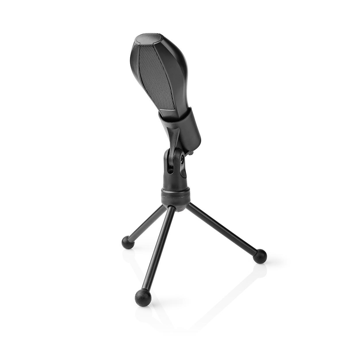 Nedis condensator microfoon met tripod standaard - USB-A / zwart - 1,4 meter - Afbeelding 2
