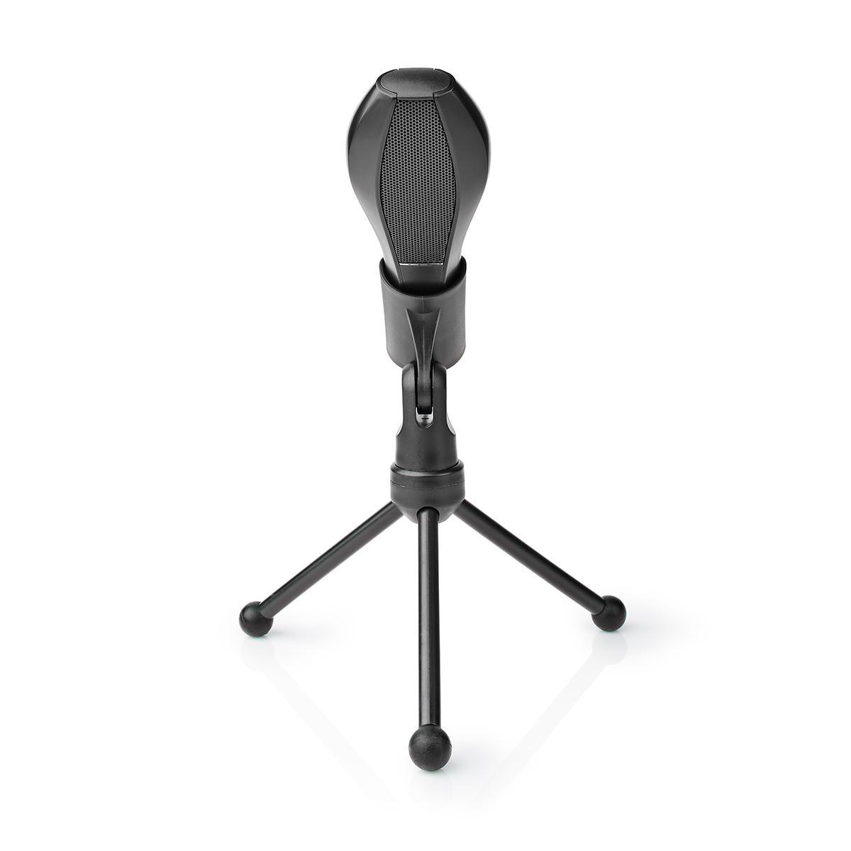Nedis condensator microfoon met tripod standaard - USB-A / zwart - 1,4 meter - Afbeelding 3
