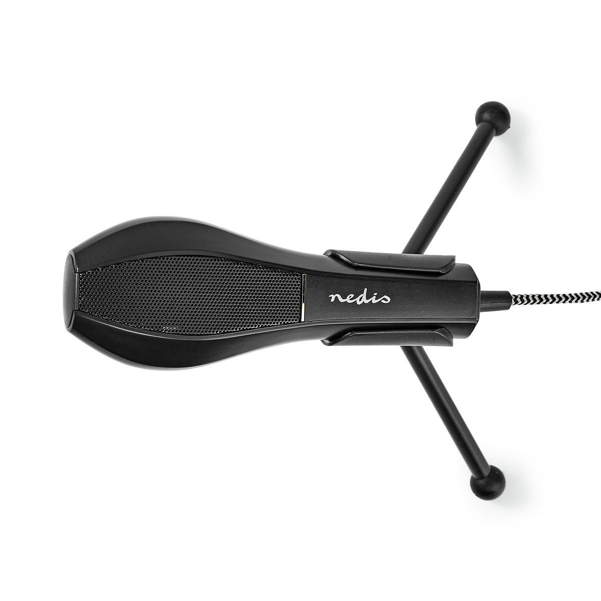 Nedis condensator microfoon met tripod standaard - USB-A / zwart - 1,4 meter - Afbeelding 6