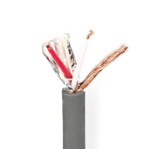 DMX-Kabel | 110 Ohm | 20 x 0.12 mm | 100 m | Rond | PVC | Donkergrijs | Rol