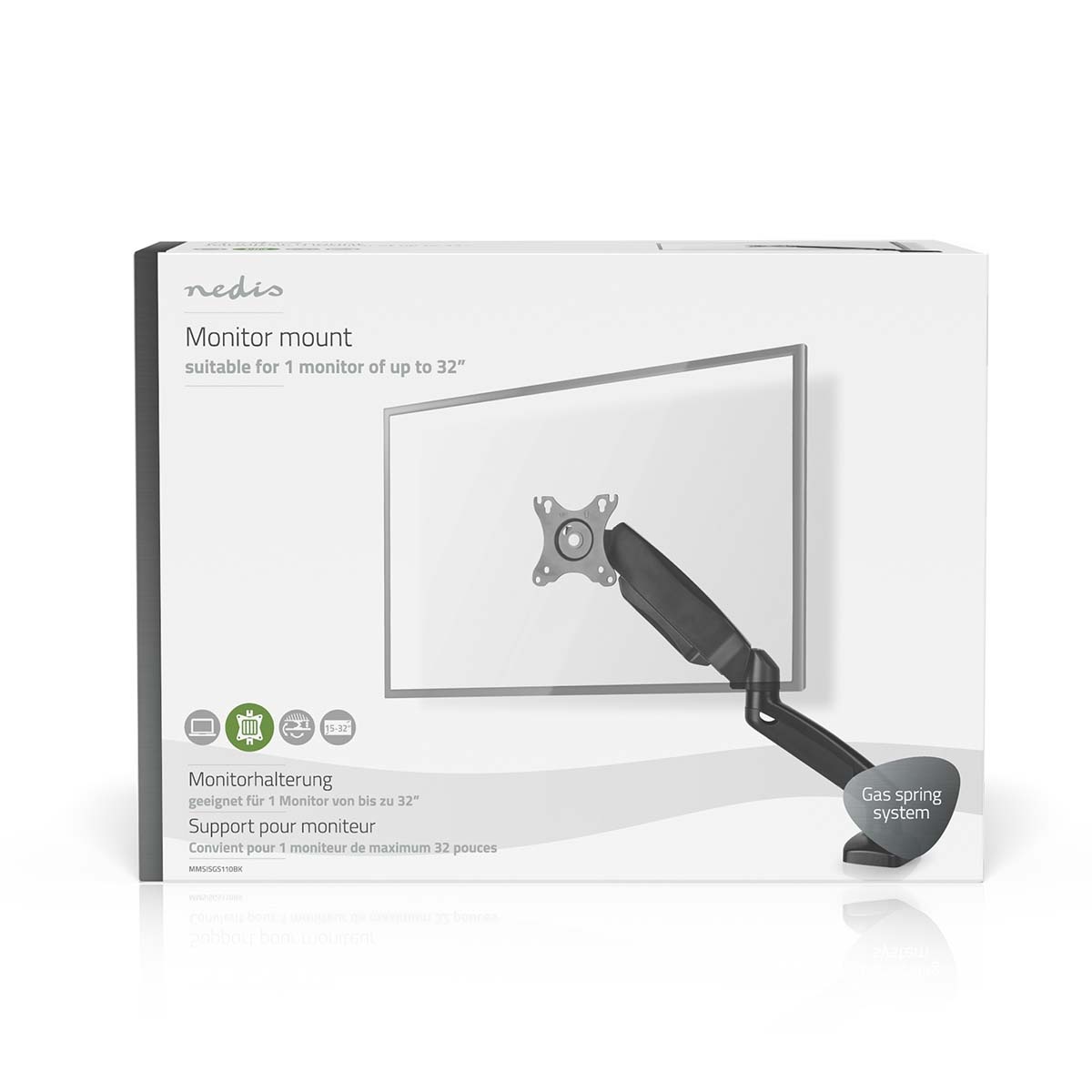 Nedis bureaubeugel voor monitoren tot 32 inch | interactief - Afbeelding 8