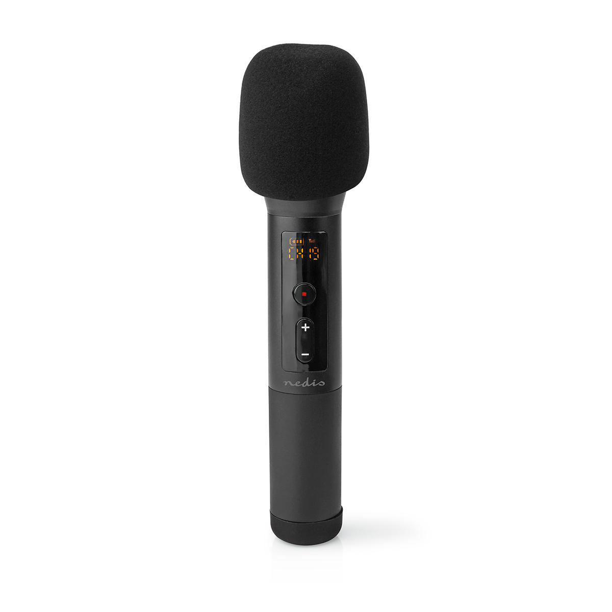 Nedis draadloze microfoon set met 1 microfoon / zwart - Afbeelding 3