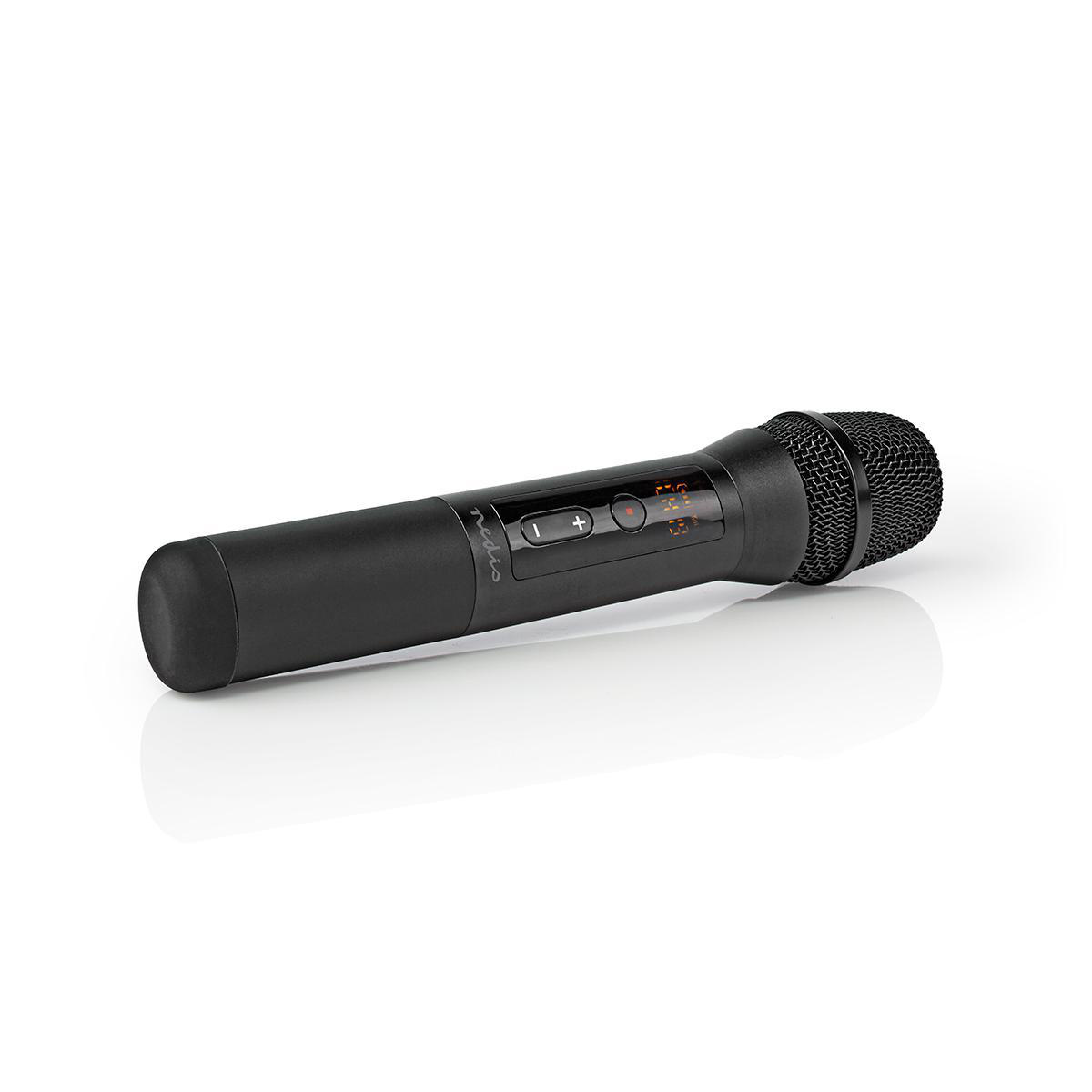 Nedis draadloze microfoon set met 1 microfoon / zwart - Afbeelding 5