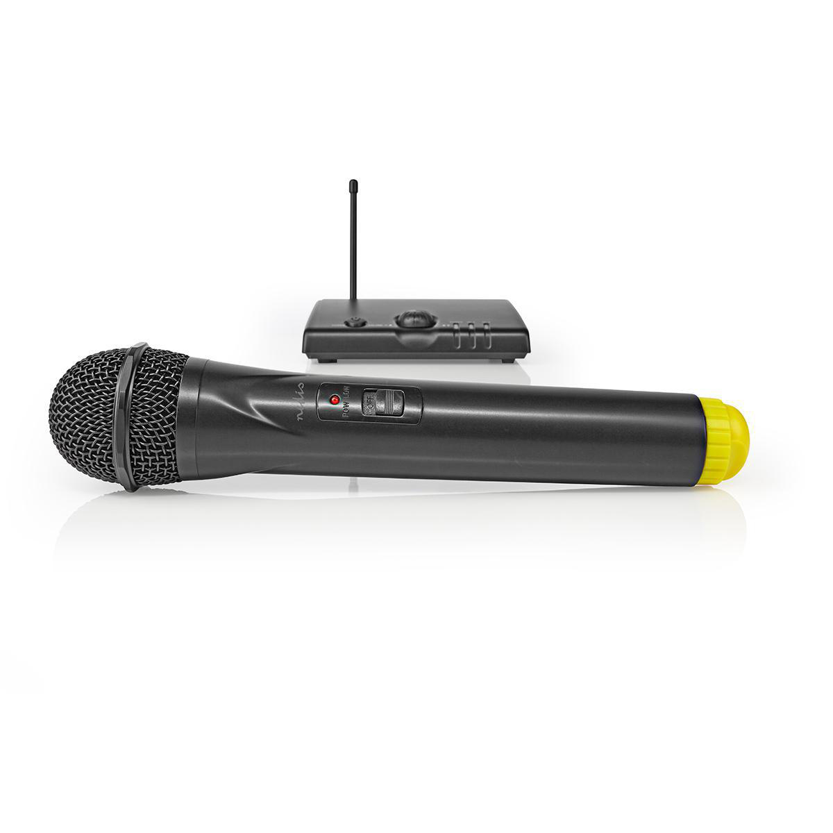 Nedis draadloze microfoon set met 1 microfoon / zwart - Afbeelding 3