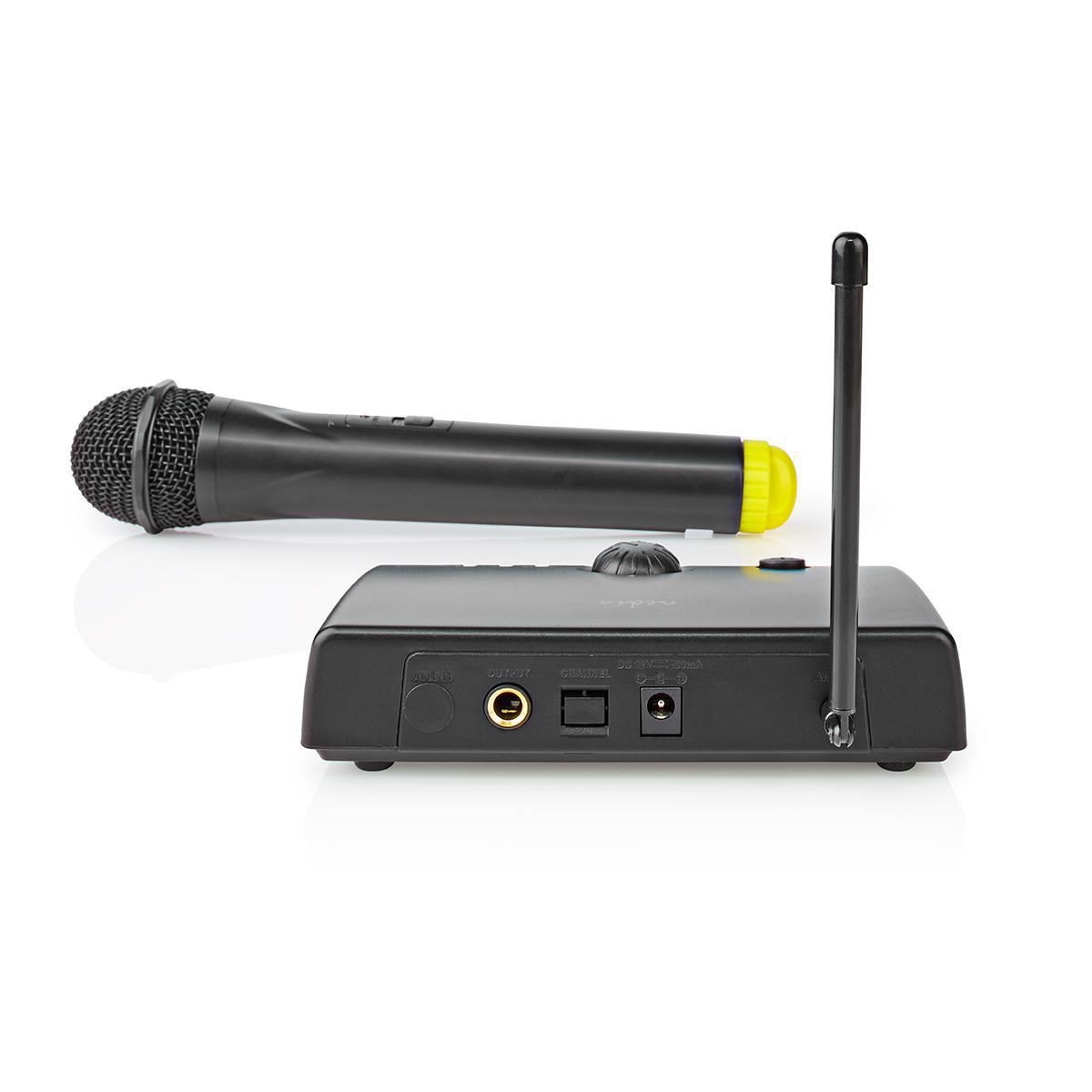 Nedis draadloze microfoon set met 1 microfoon / zwart - Afbeelding 4