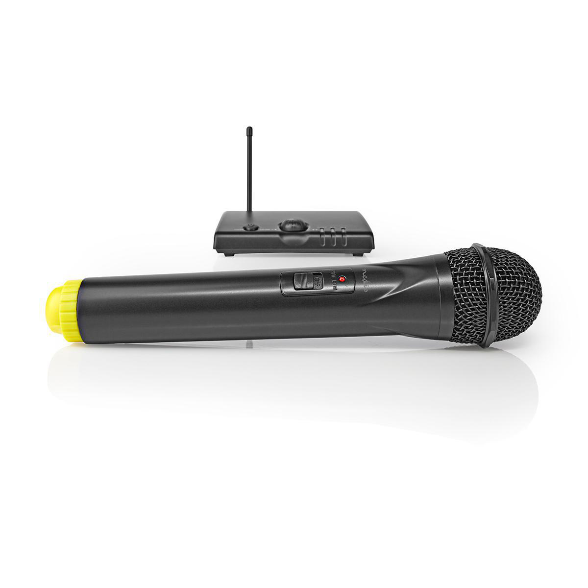 Nedis draadloze microfoon set met 1 microfoon / zwart - Afbeelding 5