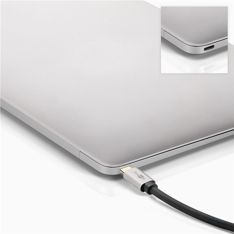 USB-C naar HDMI 8K 30Hz / 4K 120Hz adapter / aluminium - 0,15 meter - Afbeelding 2