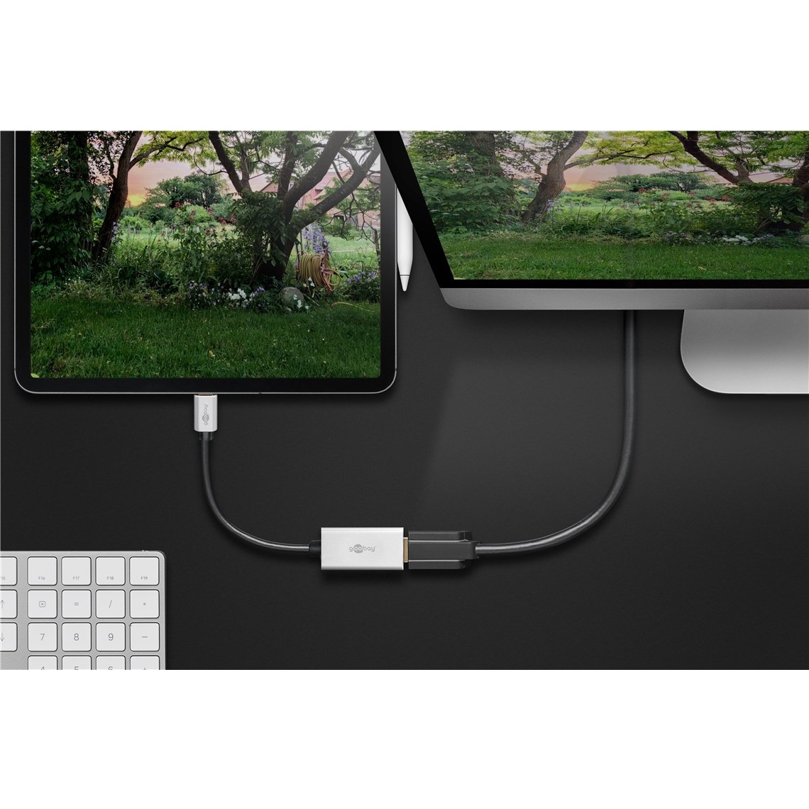 USB-C naar HDMI 8K 30Hz / 4K 120Hz adapter / aluminium - 0,15 meter - Afbeelding 3