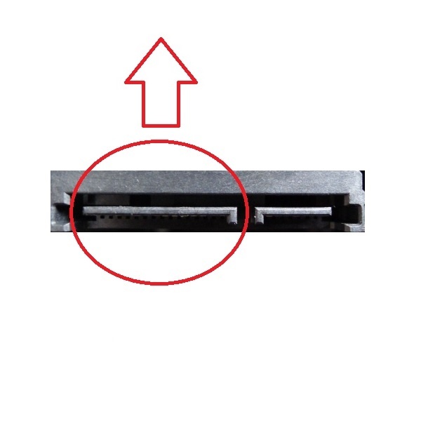 Molex (m) - SATA (v) haaks adapter - 0,15 meter - Afbeelding 2