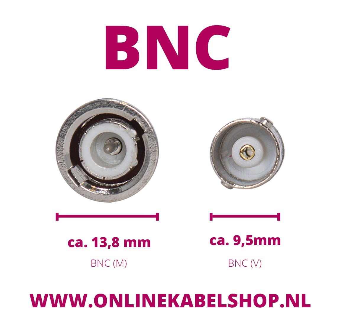 BNC (m) - UHF (v) adapter - 50 Ohm - Afbeelding 3