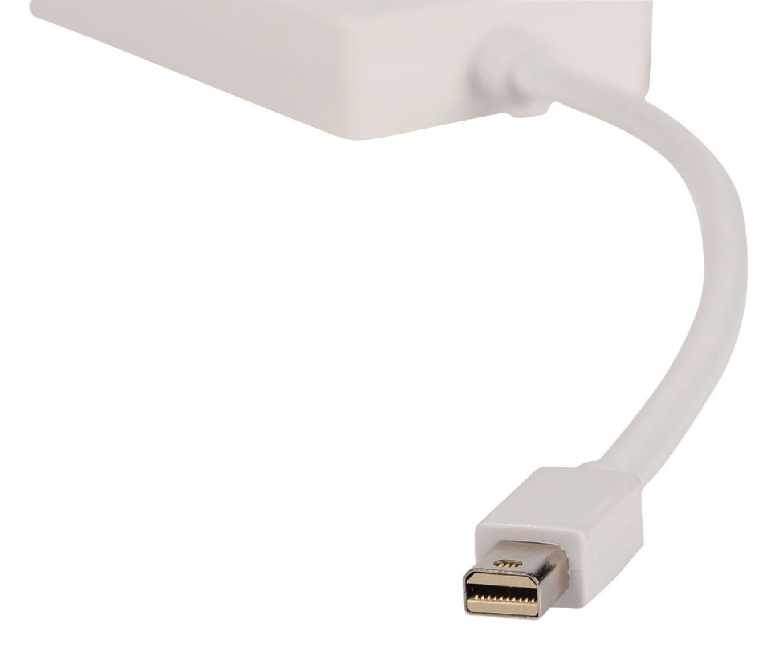 Mini DisplayPort 1.1 naar HDMI, DVI en DisplayPort adapter / wit - 0,20 meter - Afbeelding 2