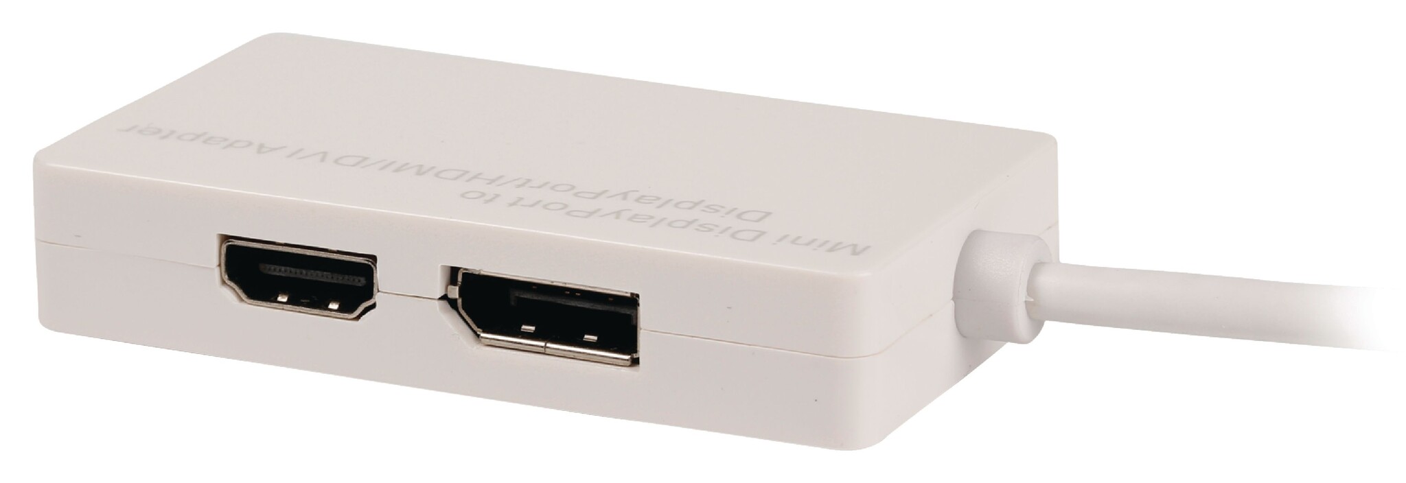 Mini DisplayPort 1.1 naar HDMI, DVI en DisplayPort adapter / wit - 0,20 meter - Afbeelding 3