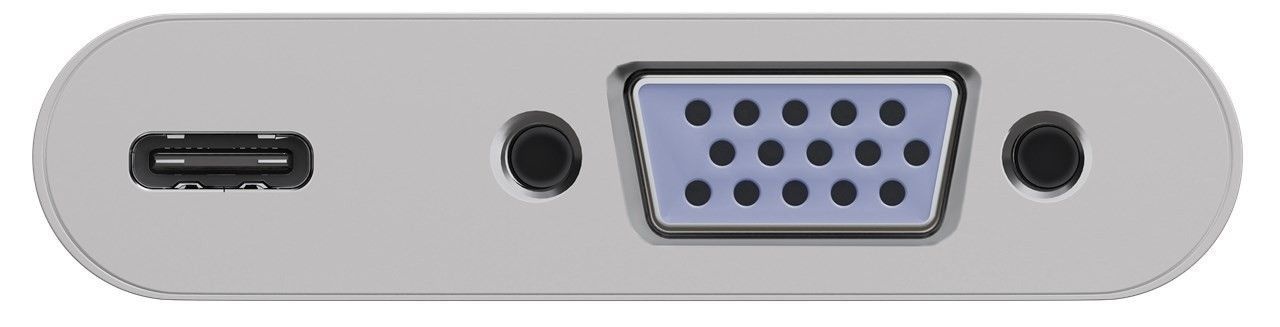 USB-C naar VGA en USB-C PD adapter met DP Alt Mode (1920 x 1200) / wit - 0,15 meter - Afbeelding 2