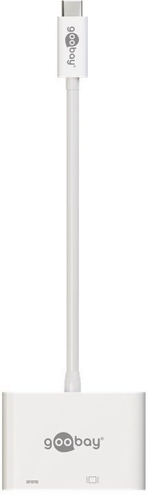 USB-C naar VGA en USB-C PD adapter met DP Alt Mode (1920 x 1200) / wit - 0,15 meter - Afbeelding 3