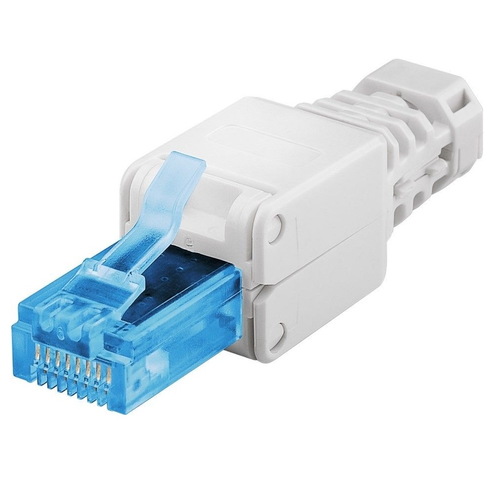 RJ45 toolless connector voor U/UTP CAT6a netwerkkabel - per stuk - Afbeelding 2