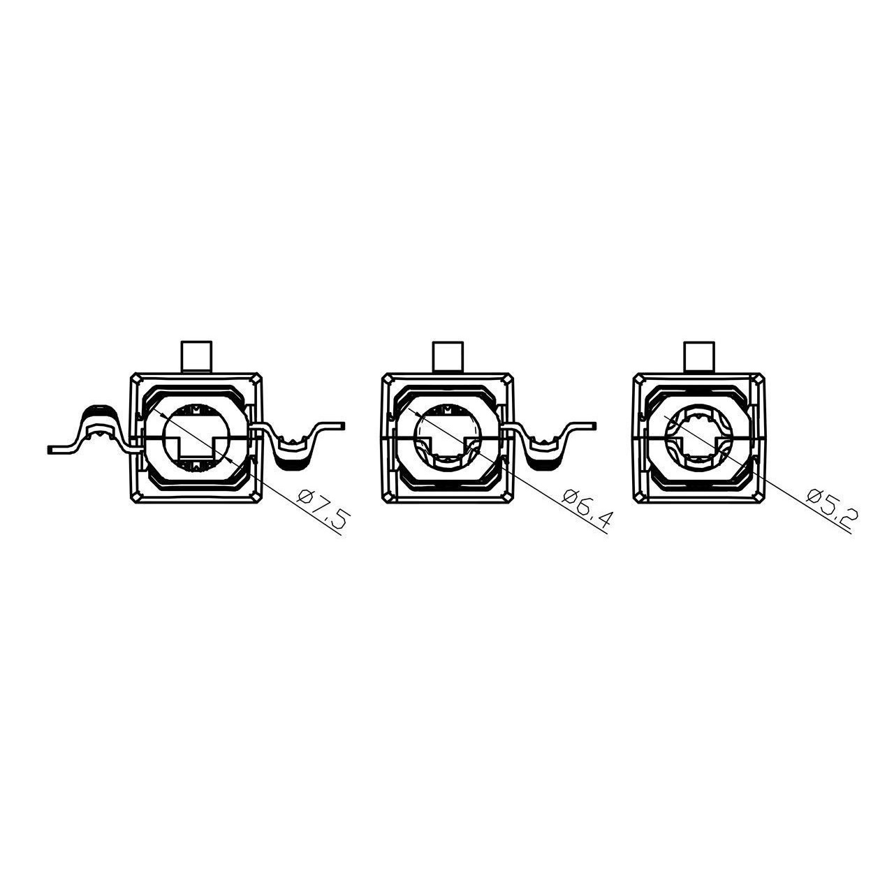 RJ45 toolless connector voor U/UTP CAT6a netwerkkabel - per stuk - Afbeelding 3