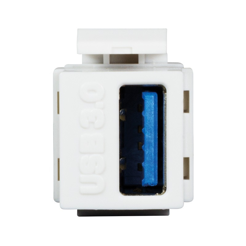 USB-A Keystone module | USB3.0 5 Gbps | wit - Afbeelding 2